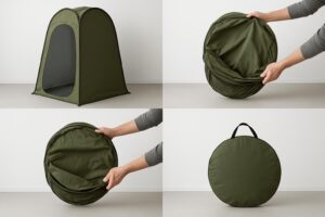 Палатка туалет: как сложить быстро и аккуратно в любых условиях